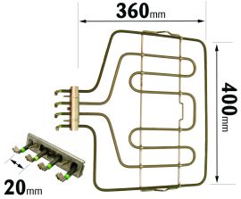 Bosch Neff Siemens Cooker Grill Element