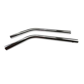 Vacuum Cleaner Bent End Extension Tubes Pair 40mm