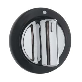 Flavel Cooker Oven Control Knob - Black & Chrome