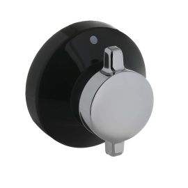 New World Cooker Hob & Grill Control Knob - Black & Chrome