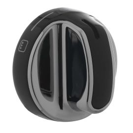 New World Cooker Top Oven Control Knob - Black & Chrome