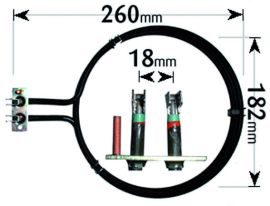 Bosch Neff Siemens Cooker Fan Oven Element - 2200 Watt