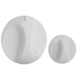 Galaxy Aqua Shower Control Knobs White - 2 Pack - SG08089
