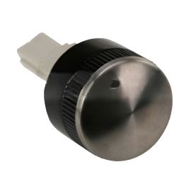 Cooker control knod in stainless steel