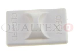 Cooker Hood Slider Latch - White