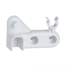 Fridge Freezer Flap Hinge - White - 63x13mm