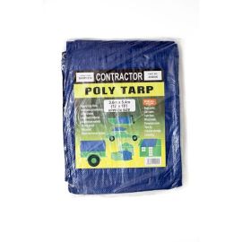 Jegs Blue Tarpaulin 12ft x18ft - 90gsm