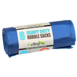 Jegs Heavy Duty Rubble Sacks (Roll of 6)