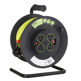 Jegs Proxt 4 Gang 13Amp 50 Metre Open Cable Reel