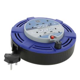 Jegs 4 Gang 13Amp 8 Metre Extension Reel