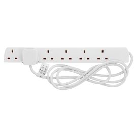 Jegs 6 Gang 2 Metre 13A Extension Lead