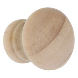 Jegs Pine Cupboard Door & Drawer Knob - 25mm (Pack of 10)