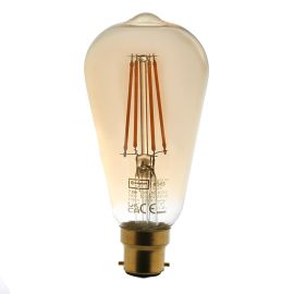 Crompton 7.5W LED FILAMENT BC ST64 ANTIQUE BRONZE DIMMABLE