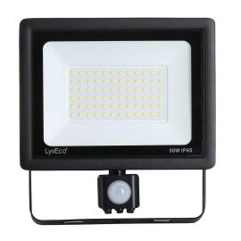 Lyveco 50W Led Slim Floodlight With Pir
