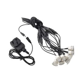 Jegs 10 Led Plinth Decking Light Kit White