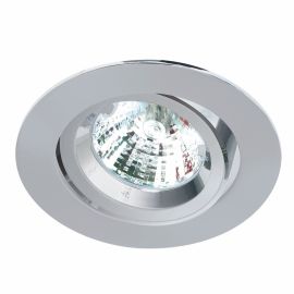 Jegs GU10 Die Cast Twist And Lock Tilt Downlight Chrome