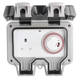 Nexus Storm Outdoor Timer Controlled Socket - 13A