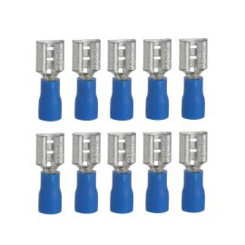 Jegs Pk10 Push On Female 2.5mm Blue