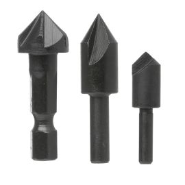 Amtech Countersink Drill Bit Set - 3 Piece
