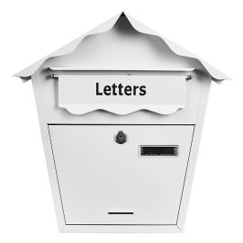 Amtech Post Box - White