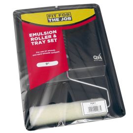 Jegs 9 Inch Emulsion Paint Roller And Tray Set