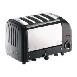 Dualit Vario 4 Slice Toaster - Black & Silver