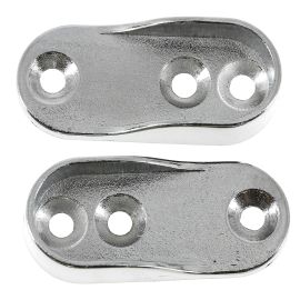 Jegs Rail End Socket - Chrome Plated (Pack of 2)