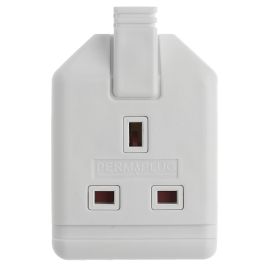 Jegs Perma 1 Gang Trailing Socket White