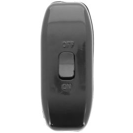 Jegs 5 Amp Double Pole Through Switch Black