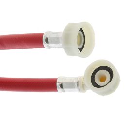 Bosch Neff Siemens Universal Washing Machine & Dishwasher Hose - 1.5 Metre - Red - Hot
