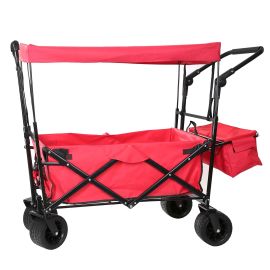 Portable Folding Trolley - With Canopy