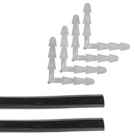 Bosch Neff Siemens Cooker Oven Door Seal 3 to 4 Sided - Clips Included - 2m