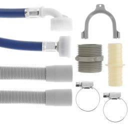 Whirlpool Washing Machine Inlet Fill & Drain Hose Kit - 2.5m