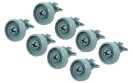 Dishwasher Lower Basket Wheel Kit (Pack of 8)